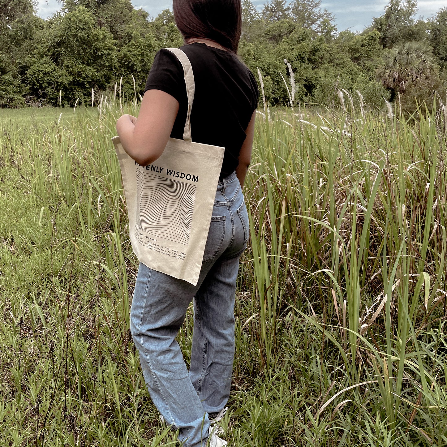 Heavenly Wisdom Canvas Tote Bag