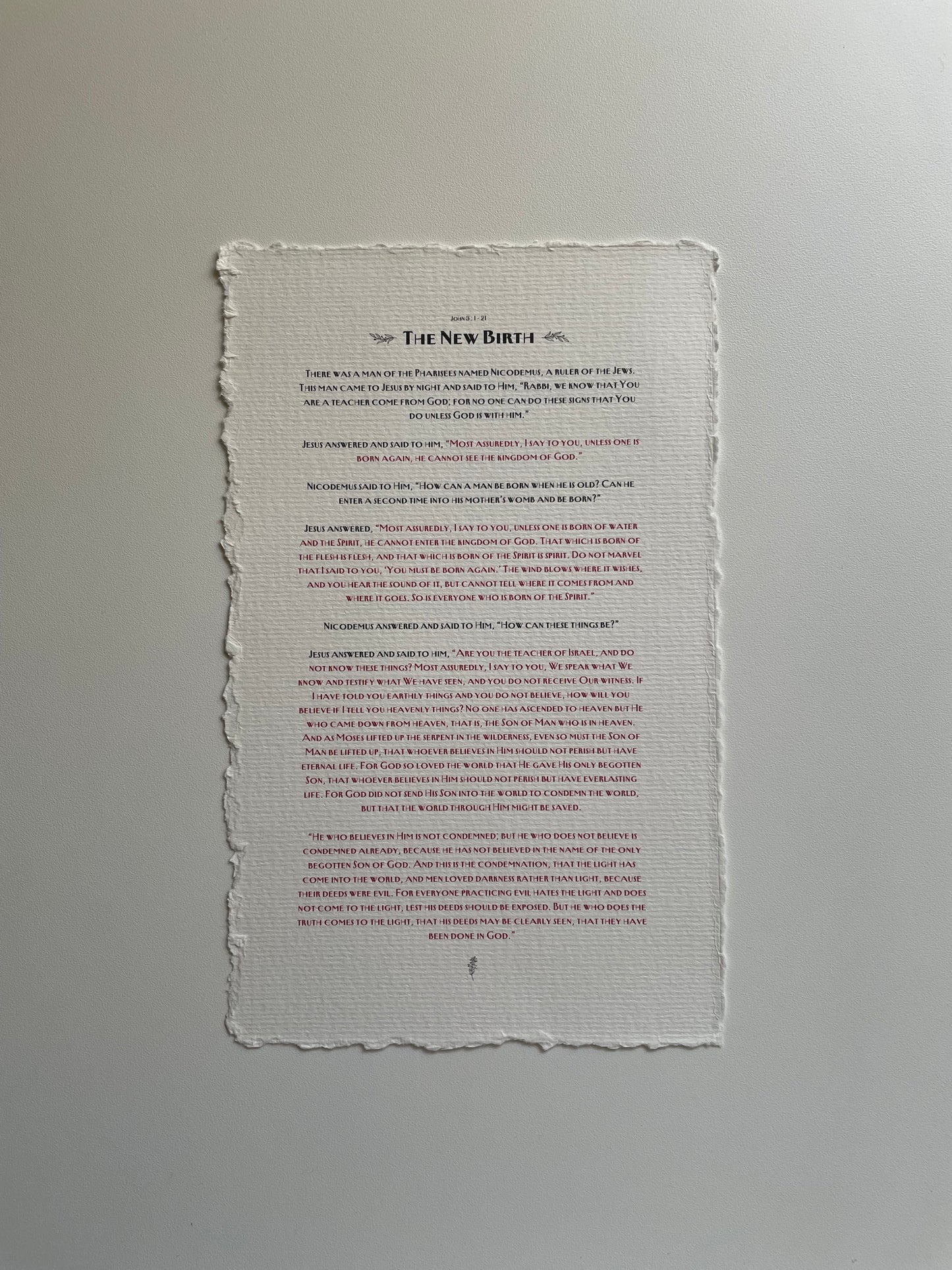 The New Birth | John 3:1-21 Print