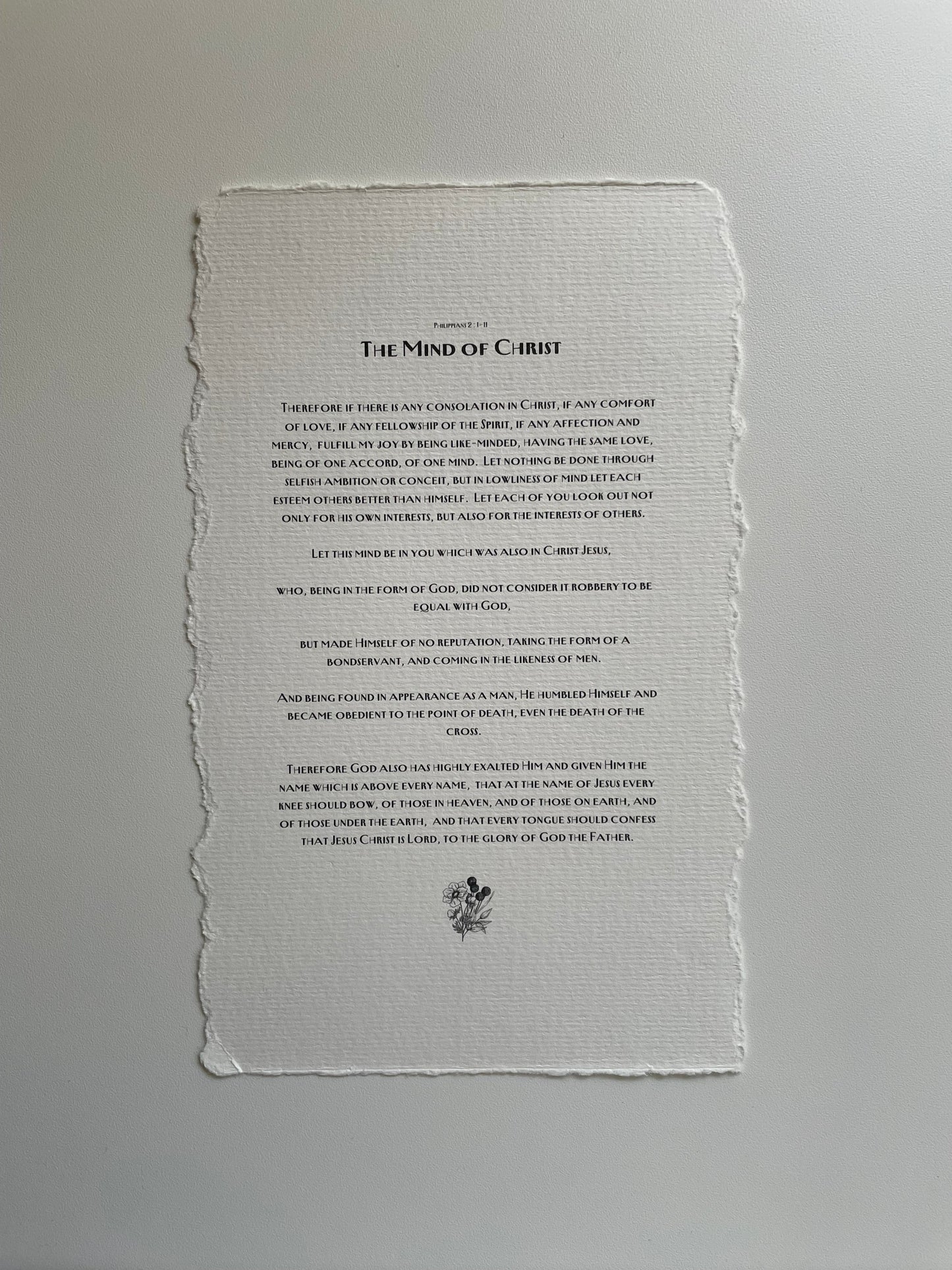 The Mind of Christ | Philippians 2:1-11 Print